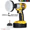 Drill Brush Power Scrubber By Useful Products 5 in W 5 in L Brush, White W-S-42-QC-DB - alternate 3